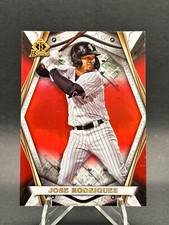 2022 Bowman Chrome Invicta RC Jose Rodriguez Red Refractor /5 White Sox
