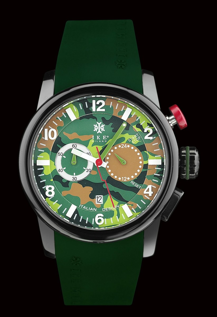 Excellanc Orologio Da Uomo Classico In Ecopelle - Quadrante Nero/Verde, Lancette Luminose, Quarzo - 5