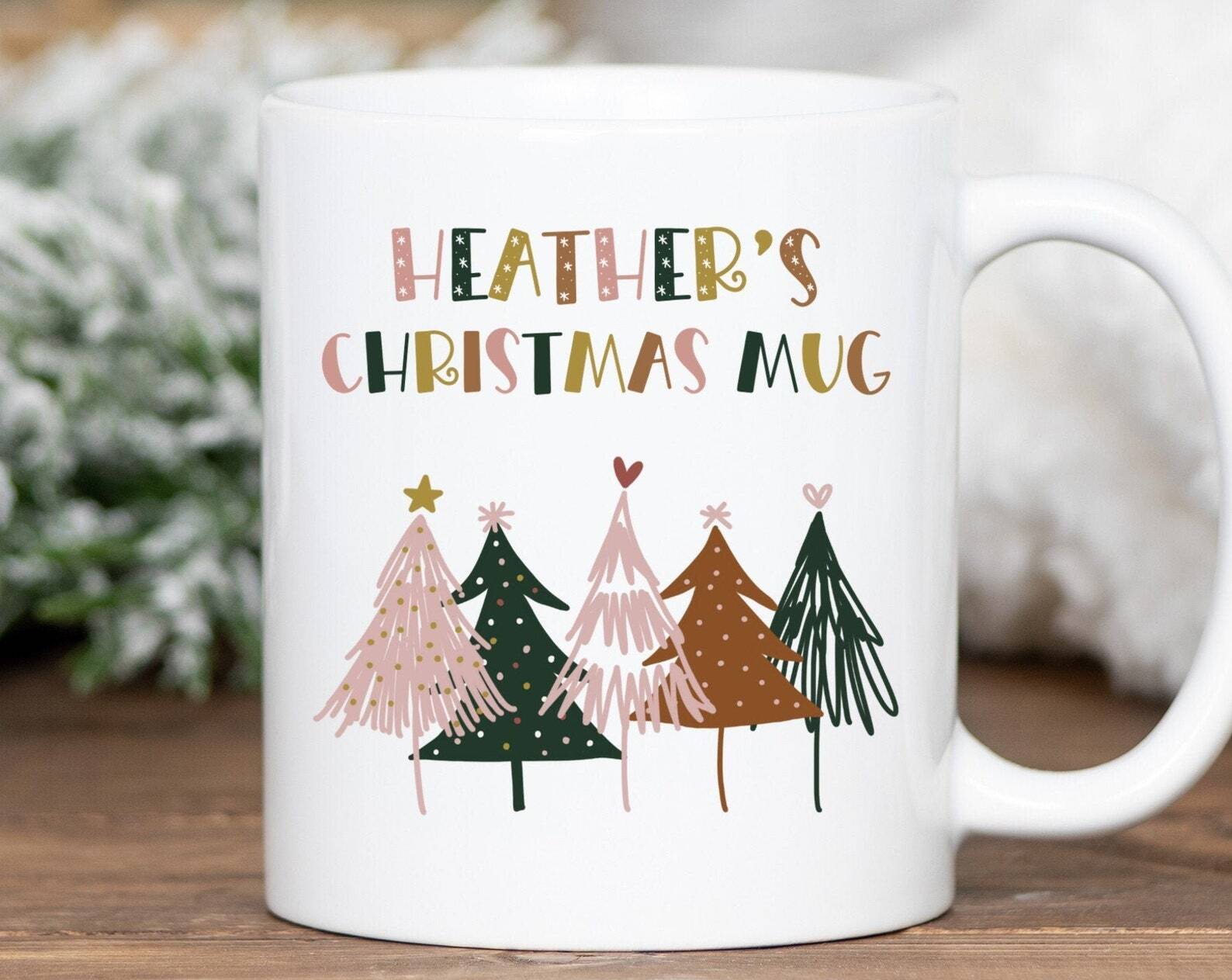 Personalized Christmas Mug Cute Christmas Coffee Mug Stocking Stuffer Secret