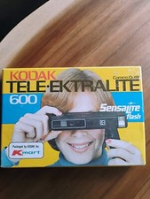 Vintage KODAK TELE-EKTRALITE 600 CAMERA 1980s Collectible ORIGINAL BOX  MANUAL