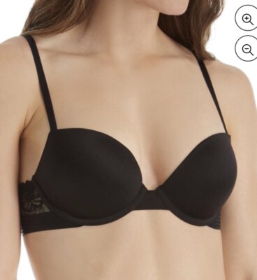 NWOT Maidenform 40C Black SE1101 Padded Push-up Bra