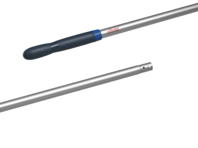Vileda Aluminiumstiel Alustiel Clip blau, 150 cm Moppstiel UltraSpeed CombiSpeed