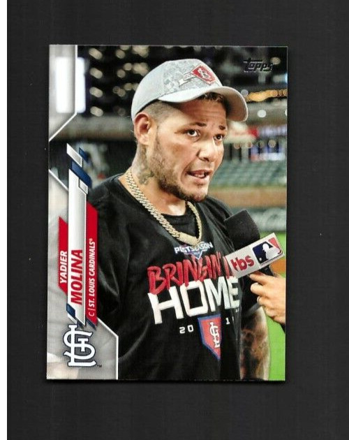 2020 Topps Update Photo Variation SP - YADIER MOLINA - #U-169