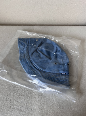 Palace Skateboards Duck Denim Bucket Hat - Size S/M - Stone Wash