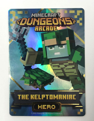 Minecraft Dungeons Arcade Series 5 (#99 Hero: The Kelptomaniac) FOIL Card
