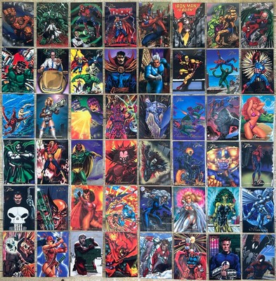 1994 Flair Marvel Annual Trading Cards,  Pick A Single, Base, Insert, PowerBlast