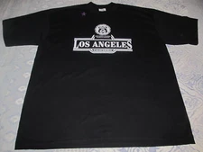 Pro Club T-Shirt Black Size 2XL Route 66 Los Angeles Santa Monica California