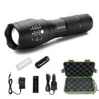 Uooto Cree Led Tactical Flashlight Kit Ultra Bright Torch With Car Charger Wa... on sale Uooto Cree Led Tactical Flashlight Kit Ultra Bright Torch With Car Charger Wa... on sale