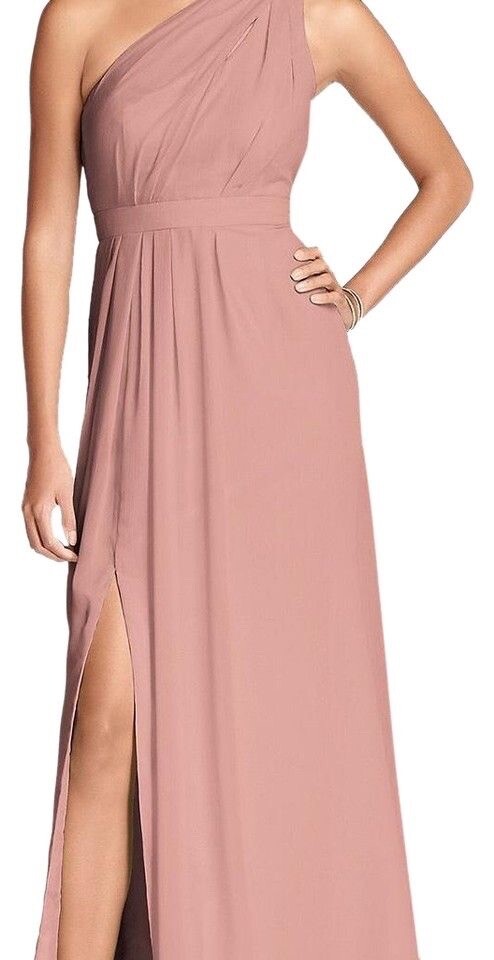 David's Bridal Bridesmaid Chiffon Dresses X 4 -One Shoulder Ballet Pink New | eBay David's Bridal Bridesmaid Chiffon Dresses X 4 -One Shoulder Ballet Pink New | eBay
