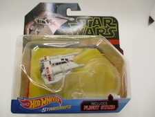 Star Wars Hot Wheels Starships- Rebel Snowspeeder w/ Flight Stand -New on card