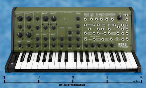 KORG UNIVOX 700s 700 800DV Mini MAXI MS-20 PS 3100 3200 3300 SYNTH fridge magnet - Picture 14 of 19
