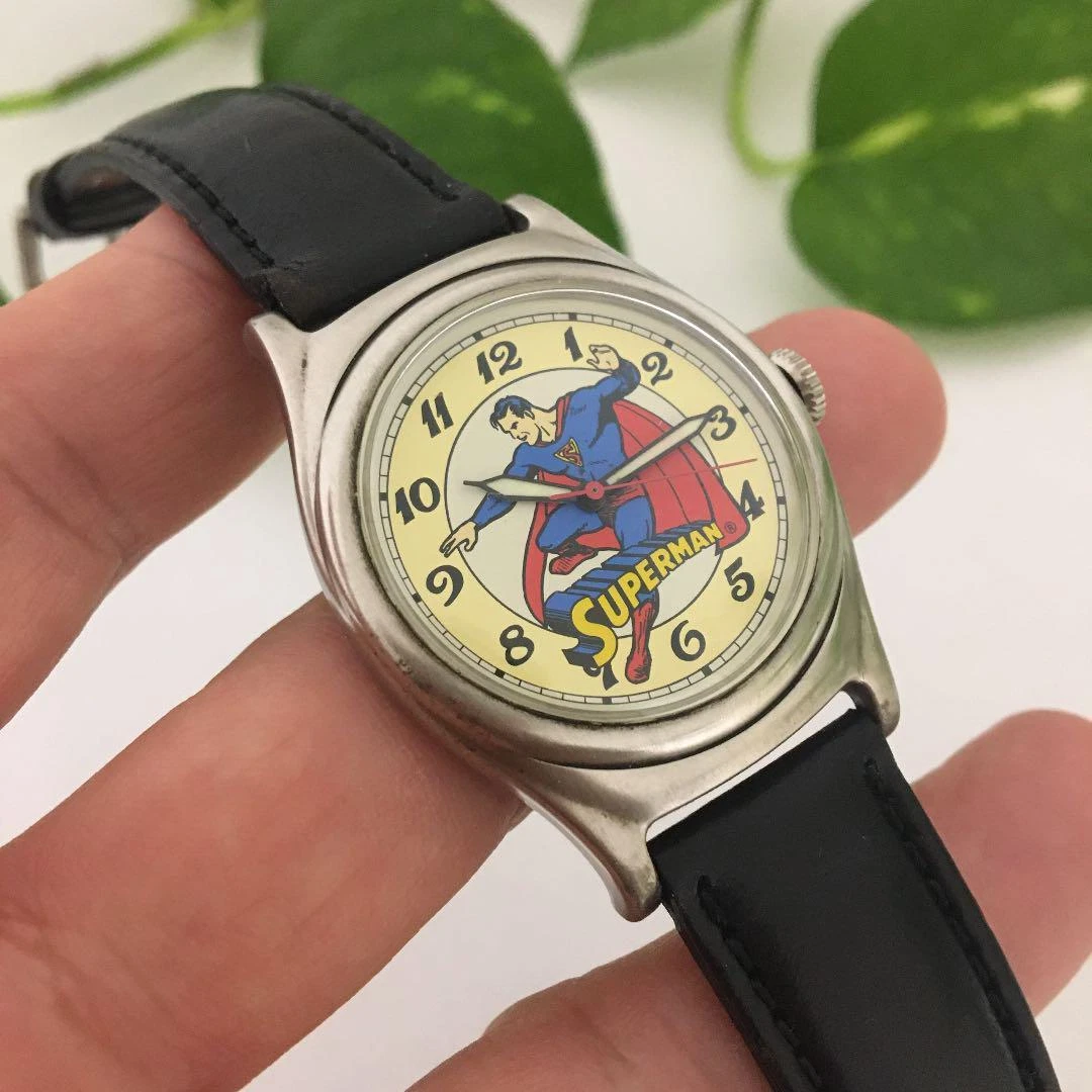 Vintage clearance superman watch