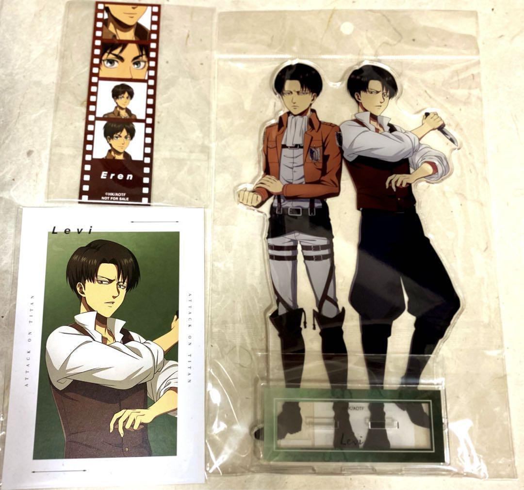 Attack on Titan Levi Past and Present Version Large Acrylic Stand Anime Goods