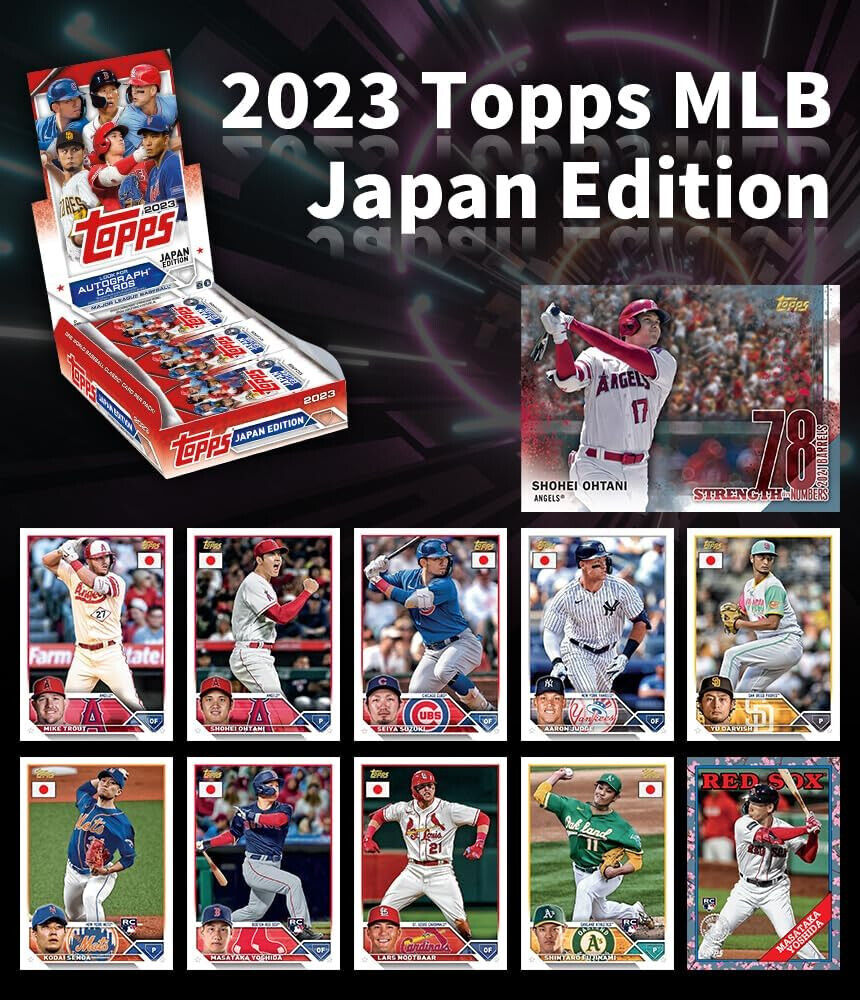 Topps MLB Japan Edition 2023 Major League Baseball Trading Topps MLB Japan Edition 2023 Major League Baseball Trading