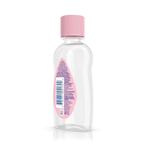 Johnson's Baby Oil, Pure Mineral Oil to Prevent Moisture Loss, Original 3 fl. oz - Picture 5 of 15