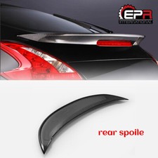 For 09-17 Nissan 370Z Z34 Carbon VRAS Style Rear Trunk Spoiler Wing Base Parts