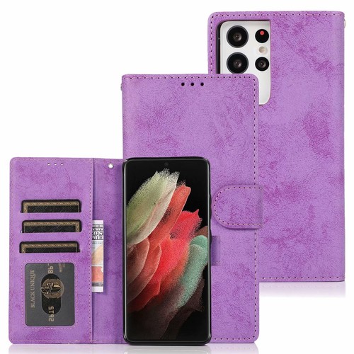 For Samsung S23 S22 S21 Ultra FE Note20 Case Removable Leather Flip Wallet Cover - Picture 54 of 69