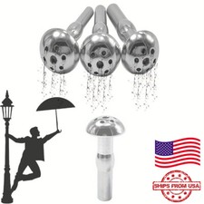 Stainless Steel Urethral Sound Plug Rod Watersports Shower Thru-Hole Penis Urine