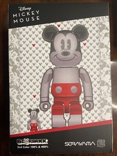 BE@RBRICK FUTURE MICKEY 2nd 100& 400％ HAJIME SORAYAMA FUTURE MICKEY 100% 400% Bearbrick Be@rbrick