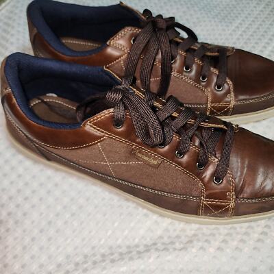AMERICAN EAGLE EUC MENS SIZE 15 MEMORY FOAM BROWN LEATHER 