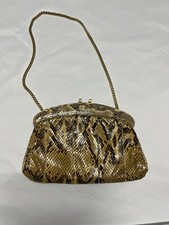 Susan Gail Python Purse Snake Skin Vintage