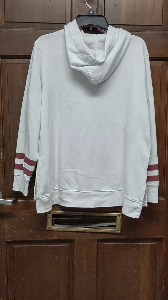 Sudadera con Capucha Old Navy IT Blanca Tiger Love Fiercely Para Mujer Talla L Callally Foto 2 de 4