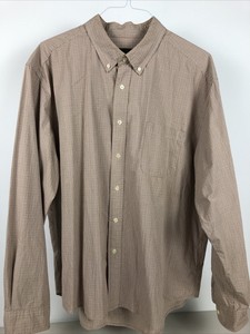 orange and blue button down