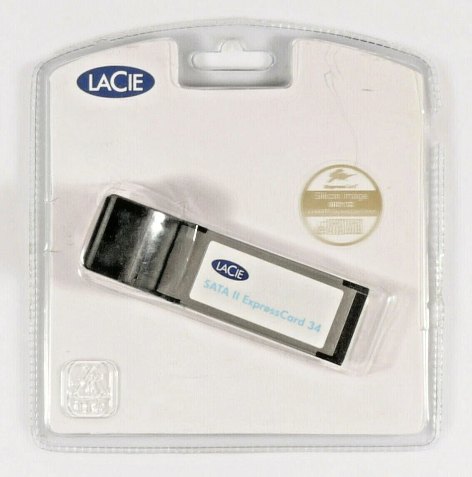 PRL) LaCie SATA II EXPRESS CARD 34 & 54 SLOTS PLUG PLAY UP TO 3 GBITS/s WIN MAC - Image 2 of 4