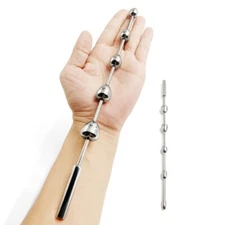 2023 Male Metal Penis Urethral Sounding Stretcher Penis Plug Beads Dilator New