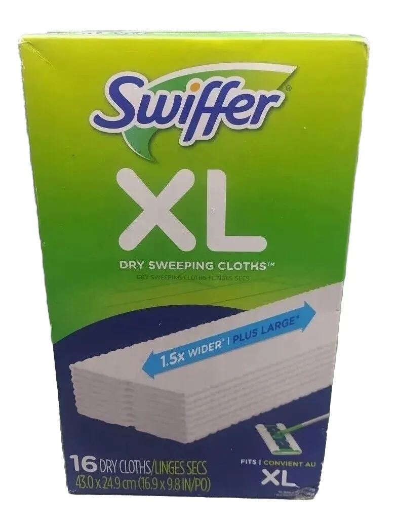 Swiffer Sweeper XL Dry Pad Refills, Unscented, 16 Count