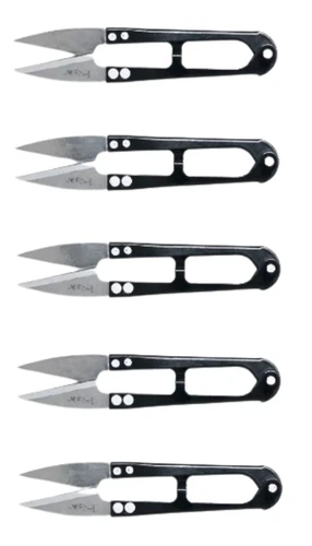 5-Piece Embroidery Sewing Snips - Thread Cutter Scissors, Yarn & Thrum Nippers