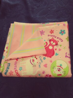 handmade baby blankets new cat theme