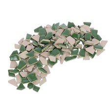 1 Pack Diy Irregular Ceramic Tiles: Small Ceramic Pieces - Vibrant Broken Tiles