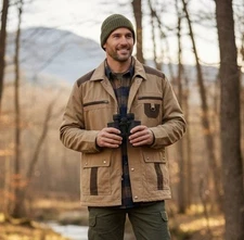 Bergen Campri Jacket Outdoor Fishing Hunting Coat By Campari International Sz Lg