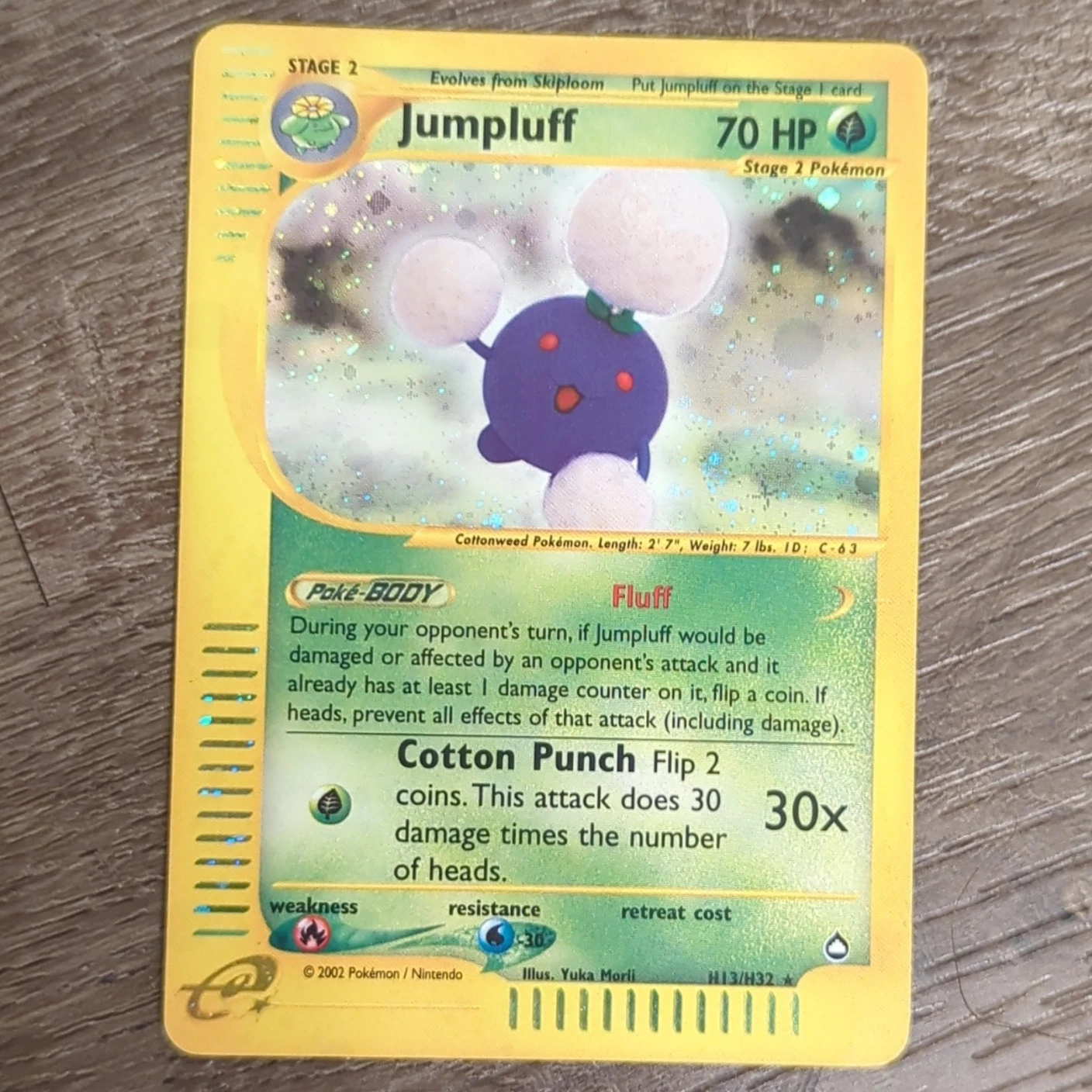 Jumpluff H13/H32 Aquapolis Holo LP/MP+