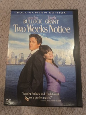 Two Weeks Notice (DVD, 2002)