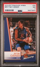 2014 Rittenhouse Wnba #59 Brittney Griner PSA 7 2nd Year Phoenix Mercury
