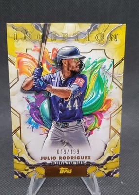 2025 Topps Inception - Julio Rodriguez #74 Yellow /199