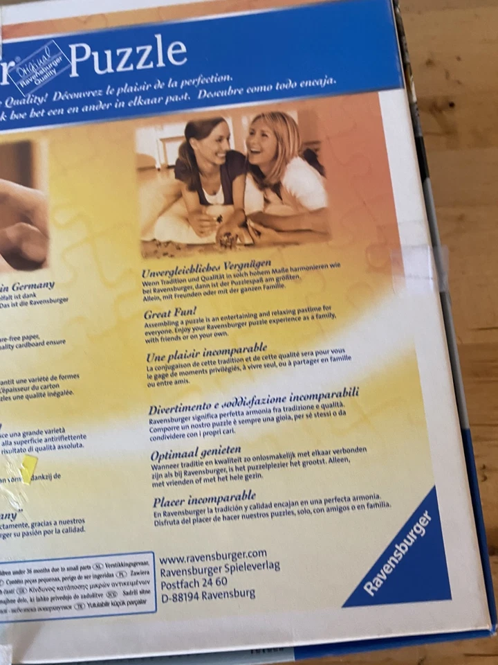 Rompecabezas Ravensburger 1000 piezas pato mallardo difícil de encontrar en vuelo 157068 usado Foto 4 de 4