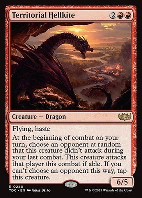 Territorial Hellkite Commander: Tarkir: Dragonstorm NM MTG Non-Foil