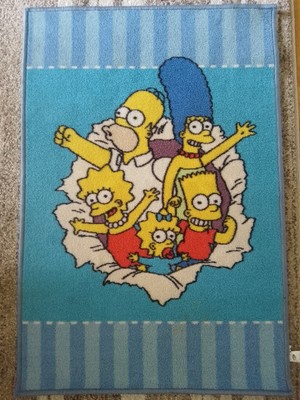 The Simpsons Teppich aus den 90er ca. 70 x 100cm