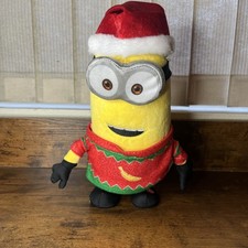 Minions Rise Of Gru Kevin Animated Christmas Plush Jingle Bells Tested Walking