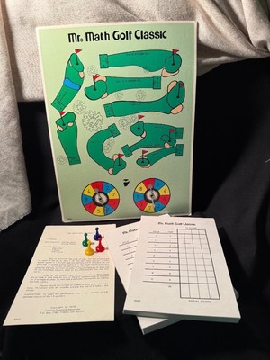 Golf math game add subtract multiply divide prime upper grade enrichment NIP