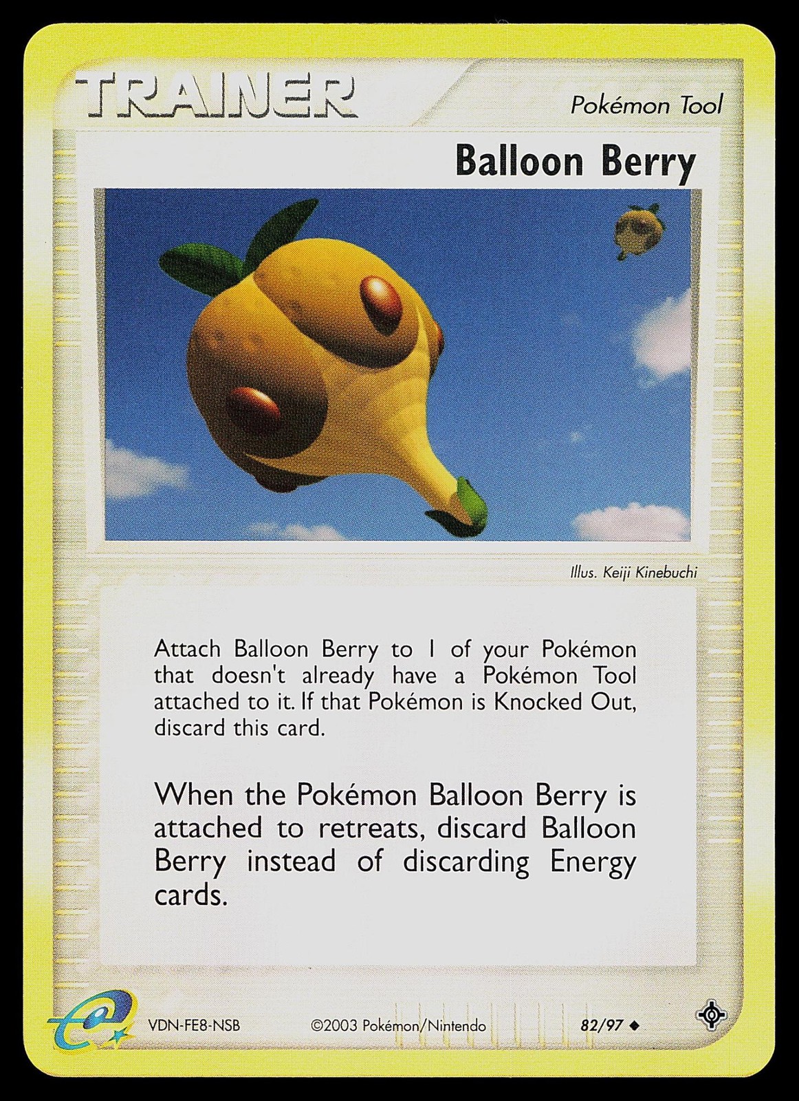 Pokemon Card - Balloon Berry Dragon 82/97 Reverse Holo Uncommon