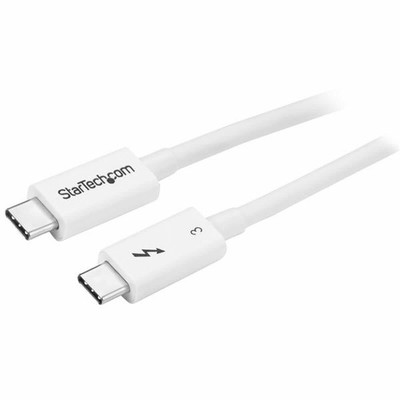 StarTech.com 1.6ft (50cm) Passive Thunderbolt 3 Cable, 40Gbps, 100W PD, 4K/5K Vi