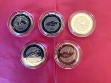 2024&2025 Six Decades of 007 - First 5 Silver Bullion 1oz Coins in Capsules