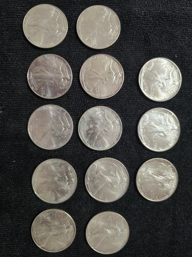 Lot of 1994 Uncirculated Liberty 1 Oz.999 Fine Coins