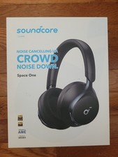 Soundcore Space One Wireless Over-Ear Headphones - Black. 2844