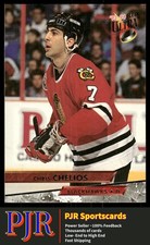 Chris Chelios 1993-94 Ultra #40 Chicago Blackhawks