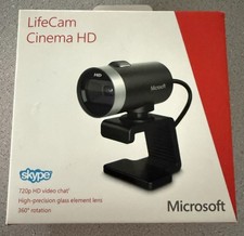1OEM Microsoft LifeCam Cinema 720p HD Black Webcam Tested / Works